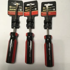 Great Neck 1/4" x 4” Slotted Screwdriver #336AA44  LOT OF 3  NIB