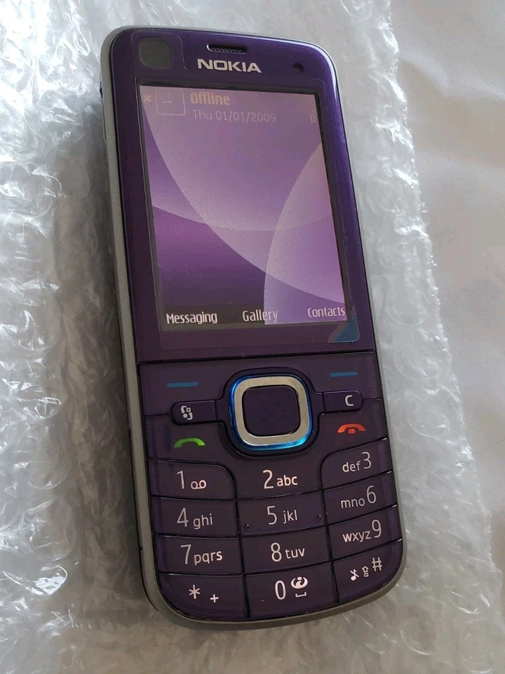 Nokia 6220 Classic (Unlocked) Mobile Phone Purple Excellent Condition  - Image 3 of 4