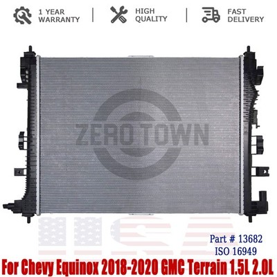 Radiator for 2018-2022 Chevy Equinox 2018-2022 GMC Terrain 1.5L 2.0L