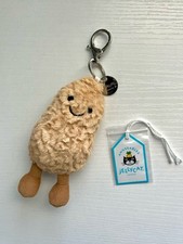 Jellycat Amuseable Peanut Keychain Cute Plush Bag Charm Accessory New With Tags