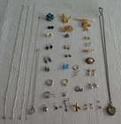 Mixed Lot Costume Jewelry Vintage to Now - 35+ Necklaces, Earrings, Rings, Pins