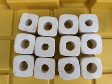 2 inch tall ceramic kiln POSTS. 1 inch square. Lot of 12