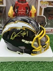 QUENTIN JOHNSTON SIGNED LOS ANGELES CHARGERS 2025 ALT SPEED MINI HELMET BECKETT