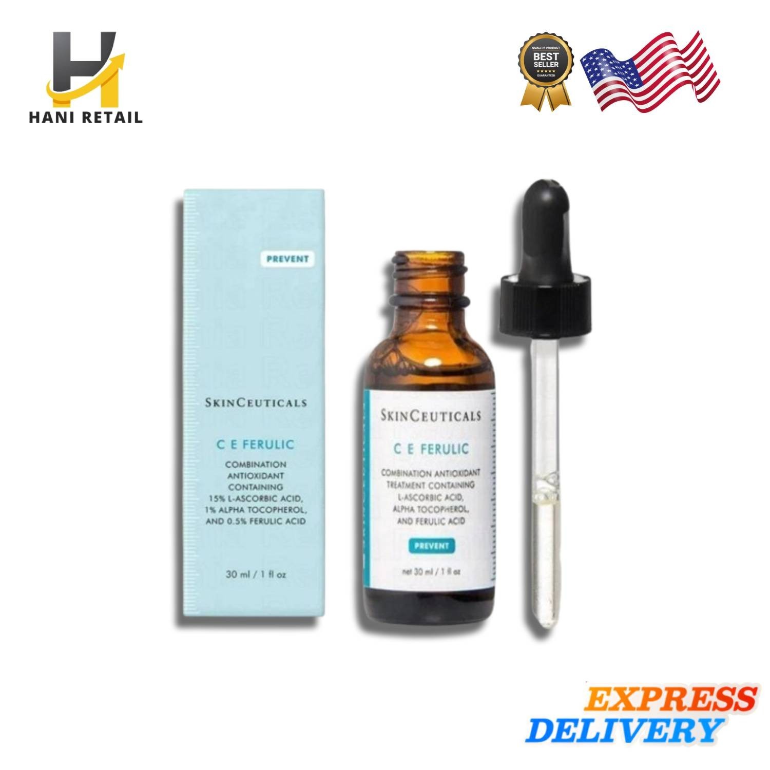 SkinCeuticals C E Ferulic Advanced Antioxidant Serum with Vitamin C & E 30 ml