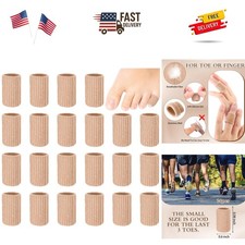 Transform Your Comfort with 24 Cushioned Toe Tubes Blister and Corn Relief