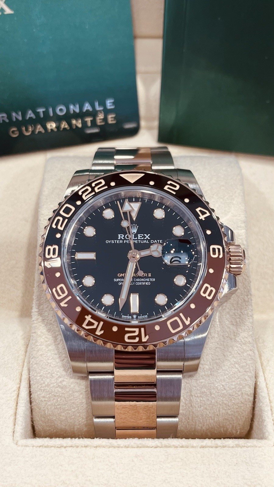 Rolex GMT-Master 2 'Rootbeer' 126711CHNR 2020 New card, Steel & Rose Gold