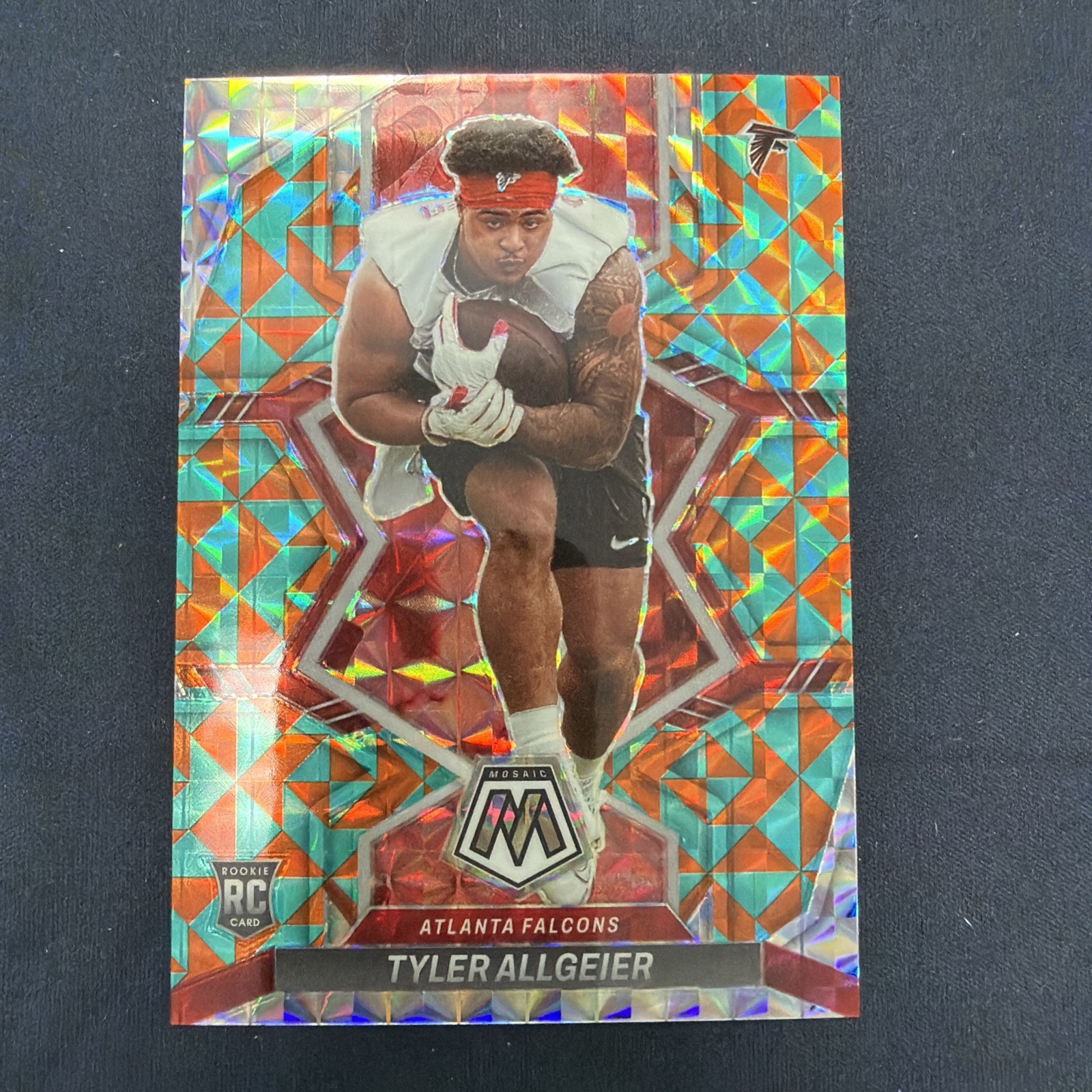 2022 Mosaic Rookie Tyler Allgeier #351 Tessellation /15 Falcons Rc 2512109