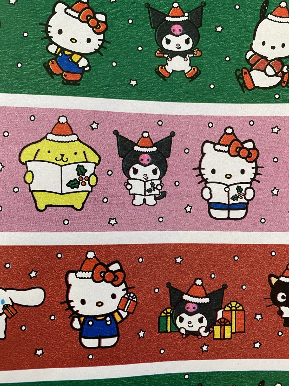 HELLO KITTY And FRIENDS Christmas Wrapping Paper