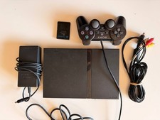 Sony PlayStation 2 Slim SCPH-79001 console w/ Controller & Cables TESTED