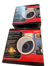 2) Legrand On-Q HT1655-V1 In Ceiling Speaker Pair White Home Theater NEW NOS Lot