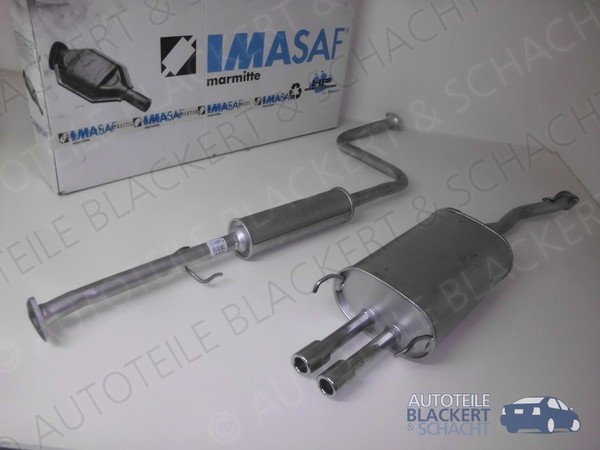 Imasaf Auspuff Set Ab Kat für Honda Accord VI 2.2 I Vtec 1996-1998 | Msd+Esd-image