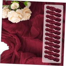12 Pack Table Runners 10FT Cheesecloth Table Runner 21 x 120 12Pack Burgundy