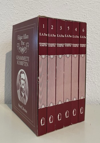 Edgar Allan Poe -Gesam. Schriften Dichtungen Erzähl. + Gesch. 6 Bde kpl. --WZK