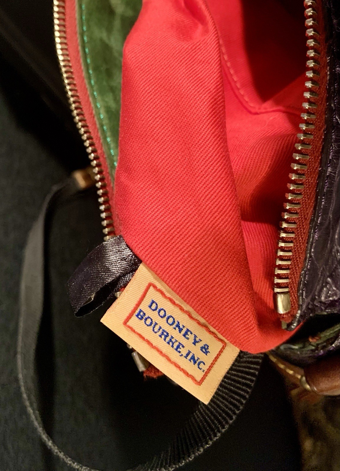 This is a Dooney & Bourke Python Florentine satch… - image 11