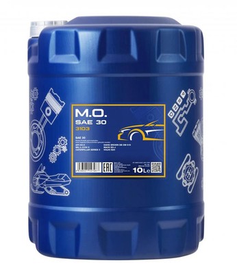 Motoröl MANNOL 3103 M.O. SAE 30 Einbereichsmotorenöl Diesel Motoren 10L Kanister