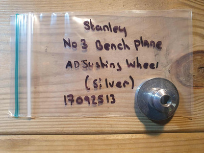 Vintage Stanley No 3 Hobel Einstellrad altes Holzbearbeitungswerkzeug Tischlerwerkzeug