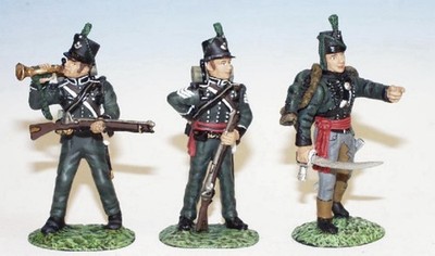 Frontline Figures Napoleonic Wars 95th British Rifle Brigade- 95.R.B.5.