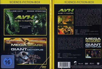 AVH Alien vs. Hunter + Mega Shark versus Gigant Octopus - neu OVP