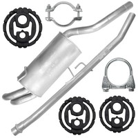 Auspuff Auspuffanlage SchalldäMpferset FüR Fiat Ulysse 2 Ii 2.2 Jtd 02-11 Dpf