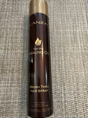 L'anza Keratin Healing Oil Brush Thru Hair Spray 10.6 oz