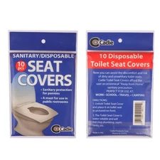 Disposable Paper Toilet Seat Covers - Flushable and Hygienic Biodegradable Tr...