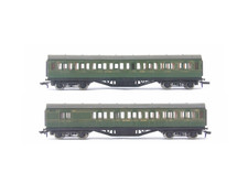 2 x Graham Farish N Gauge Southern SR Green Coaches
