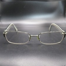 Coach HC 5027 B Eyeglass Frames Dark Silver Black Pattern Temples 52-17-135