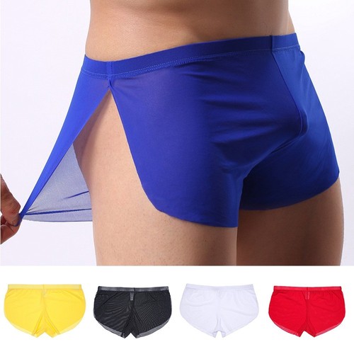 Slip Uomo In Elastam, Finto Latex, Wet Look, Nero, String, Nuovo Con Etichette
