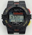 Vintage Seiko Pulsar 30-Lap Memory Digital Sports Watch Head Only W359-0A28 JDM