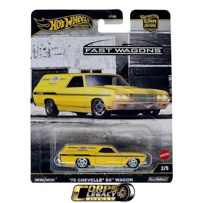 Hot Wheels '70 Chevelle SS Wagon 1:64 Fast Wagons Car Culture