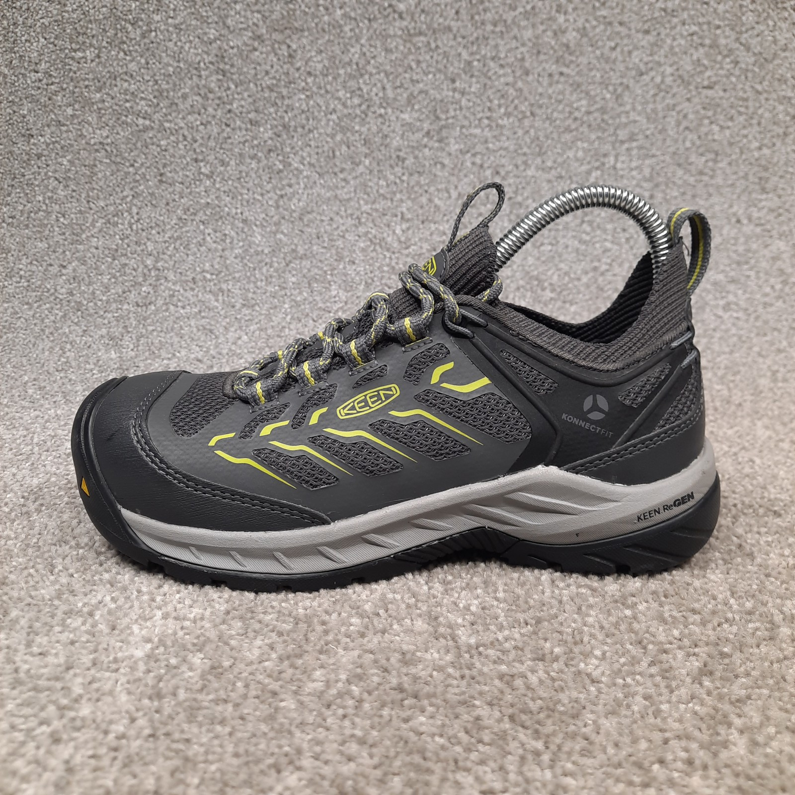 Scarpe Keen Utility Flint II sportive punta in fibra di carbonio da donna taglia 6 5 grigio verde
