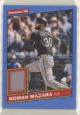2020 Panini Donruss Retro 1986 Materials Nomar Mazara #86M-NM 0w8