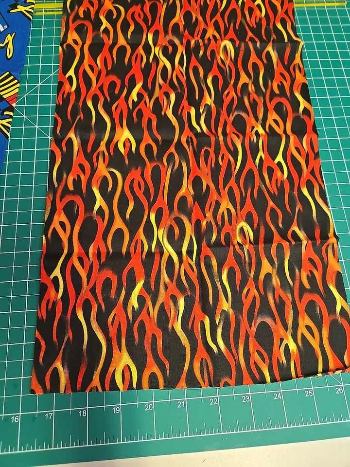 Paquete de 3 cuartos gruesos Nascar azul edredón tela artesanal bandera a cuadros nuevo personalizado Foto 2 de 4