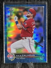 2022 Topps Chrome Ben Baller Edition - Kole Calhoun #17 Blue Refractor /75