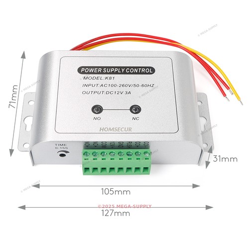 HOMSECUR Weatherproof WIFI Fingerprint RFID Access Control Set Lock APP Unlock - Picture 6 of 10
