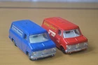 Dinky Toys 410 Bedford CF Promotional Vans x2 Original Vintage 1970s