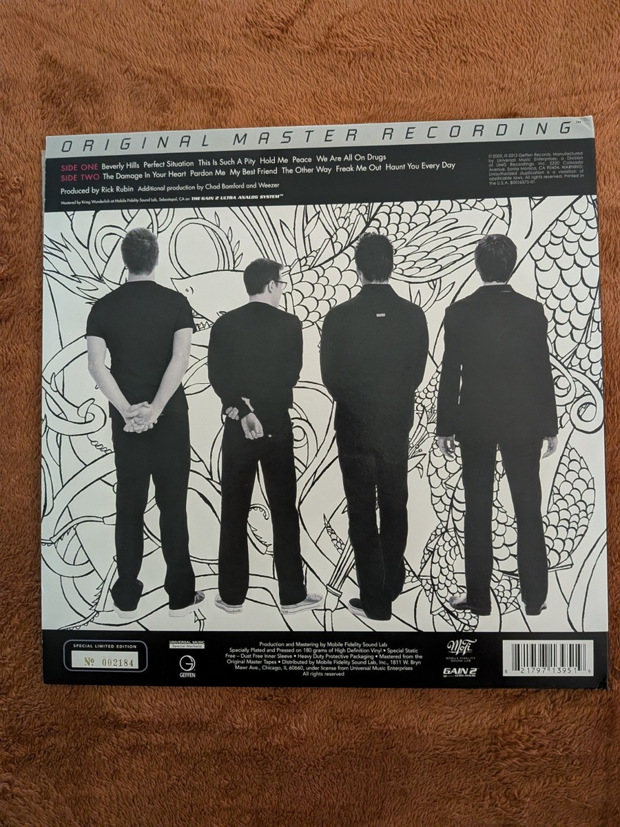 M*e様 weezer レコード+FREE CD 新品未開封 WEEZER: MAKE BELIEVE Original Master Recording AUDIOPHILE NUMBERED