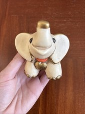 THUN Elefante Indiano Con Collana Cuore Oro Lunghezza 11 cm IDEA REGALO RARO 🎁