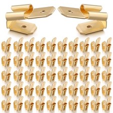 Pcs Piggyback Spade Connectors, 3 Way Adapter Dual Male to Single Female 50