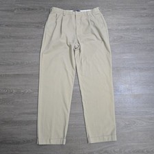 Vintage Polo Ralph Lauren Pants Men Size 38x34 Pleated Chino Hammond Pant Cotton