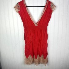 Flying Tomato Red Lace Dress size Medium