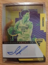 2020-21 PANINI FLUX AUTOGRAPHS INFLUX ISAIAH ROBY OKLAHOMA CITY THUNDER 