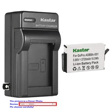 Kastar Battery AC Wall Charger for GoPro ASBBA-001 & Gopro Fusion Sports Camera