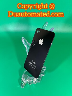 Verre Arrière De Remplacement Pour IPhone 4 Noir - Neuf D'origine Ou Compatible