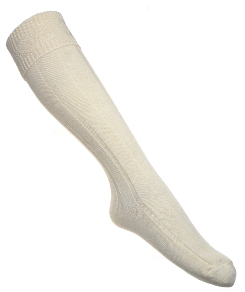 WB SOCKS Men's Cream KILT HOSE