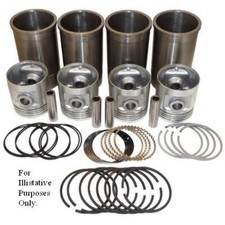 Pistons Sleeves and Rings Kit 4-1/8" overbore  Allis Chalmers WC WF WD