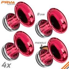 4x Prv 2" Horn Driver D3220ph-nd 1200 Watts Neodymium Phenolic + Wgp14-50 Pink