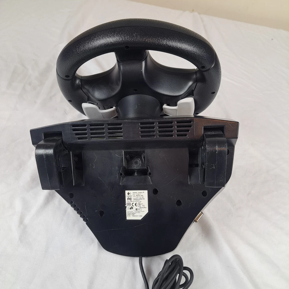 Logitech Speed Force Nintendo GameCube Racing Wheel Only E-X4A10 Untested - Image 3 of 4
