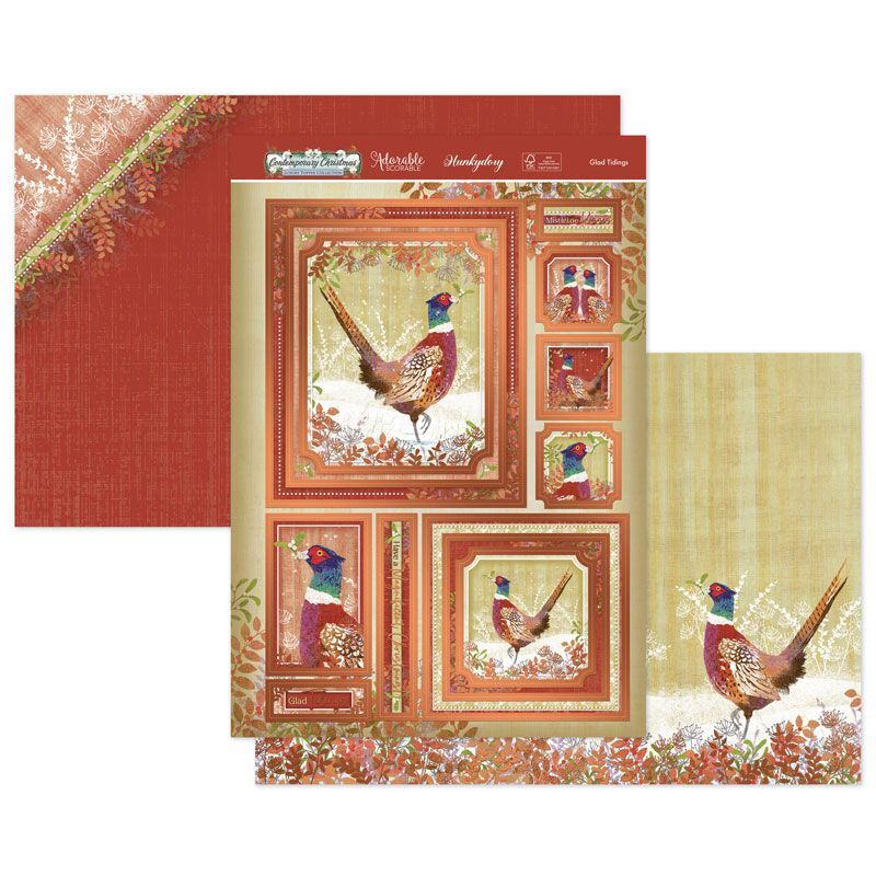 HUNKYDORY -  CONTEMPORARY CHRISTMAS - GLAD TIDINGS  - LUXURY TOPPER SET