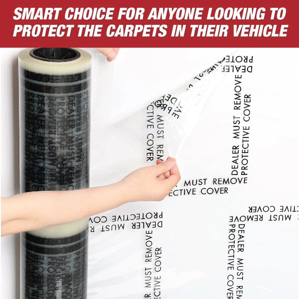 Автомобильная защитная пленка для ковров 24 дюйма x 200 футов, прозрачная автомобильная защита - (1886) - Изображение 4 из 4